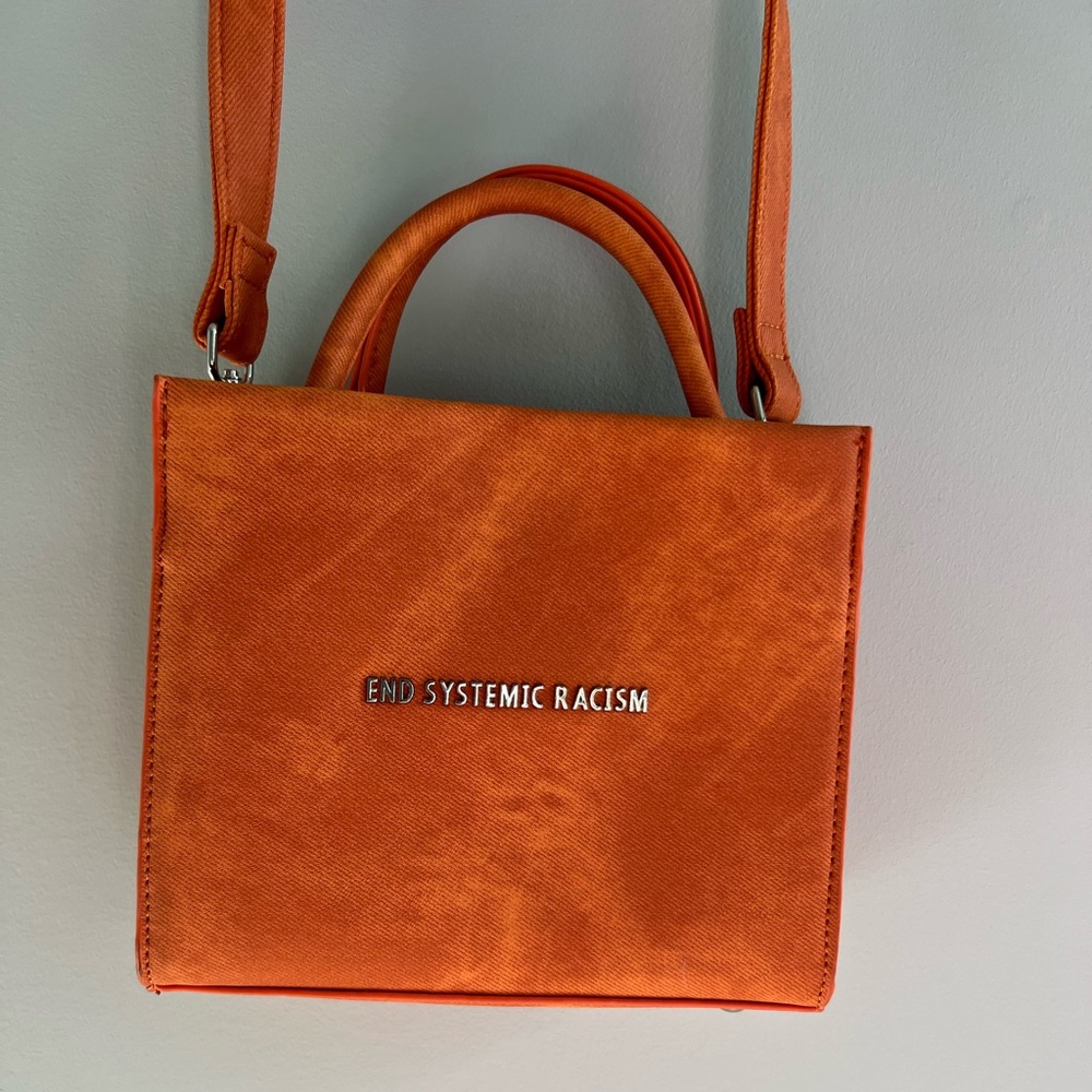 Brandon Blackwood ESR Tote in Orange Wax Denim